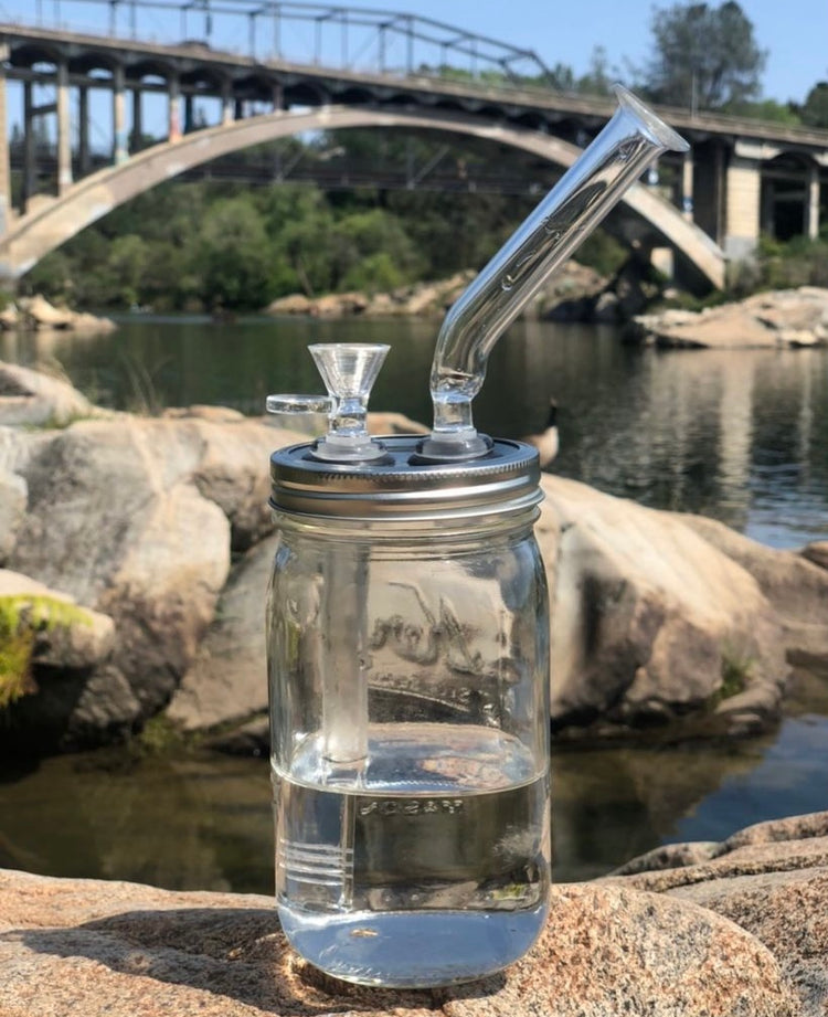 Mason Jar Bong Kit/How to make a mason jar bong Bottle2Bong